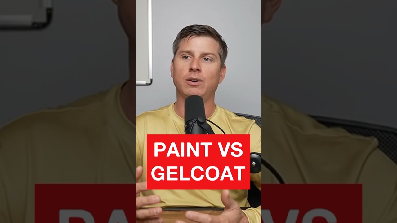 Paint VS gelcoat… Which is BETTER?#boat #boating