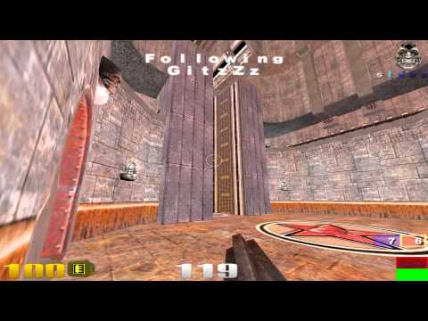 GitzZz vs Steka on Quake 3 Arena at Q3DM6 in 2002