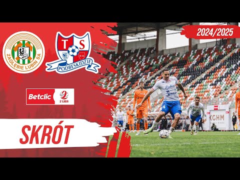 Zagłębie II Lubin - Podbeskidzie 1:4 SKRÓT MECZU Betclic 2 Liga Bramki