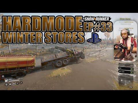 SnowRunner Hard Mode EP#33-Winter Stores