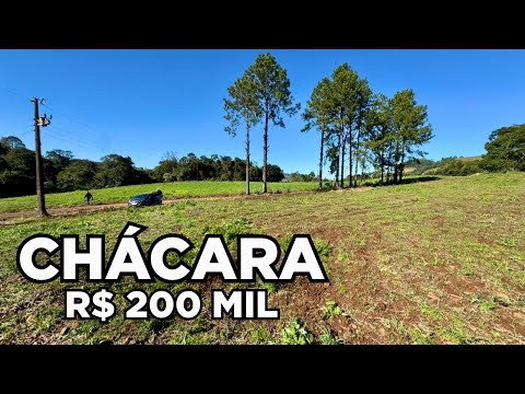 VENDIDO - CHÁCARA A VENDA SANTA CATARINA | RIACHO NA LATERAL E FONTE DE ÁGUA NATURAL R$200MIL