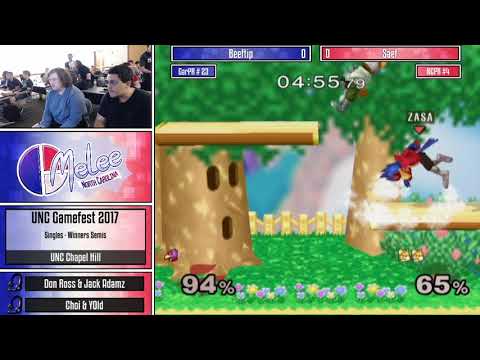 Beeftip (Falco) vs Saef (Fox) [Winners Bracket] - UNC Gamefest 2017