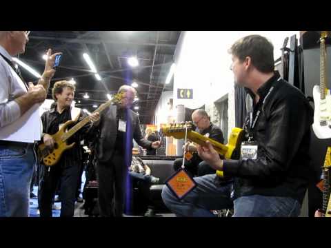 Forrest Lee Jr and Paul Rose Jam in the LsL Instruments Booth NAMM 2012