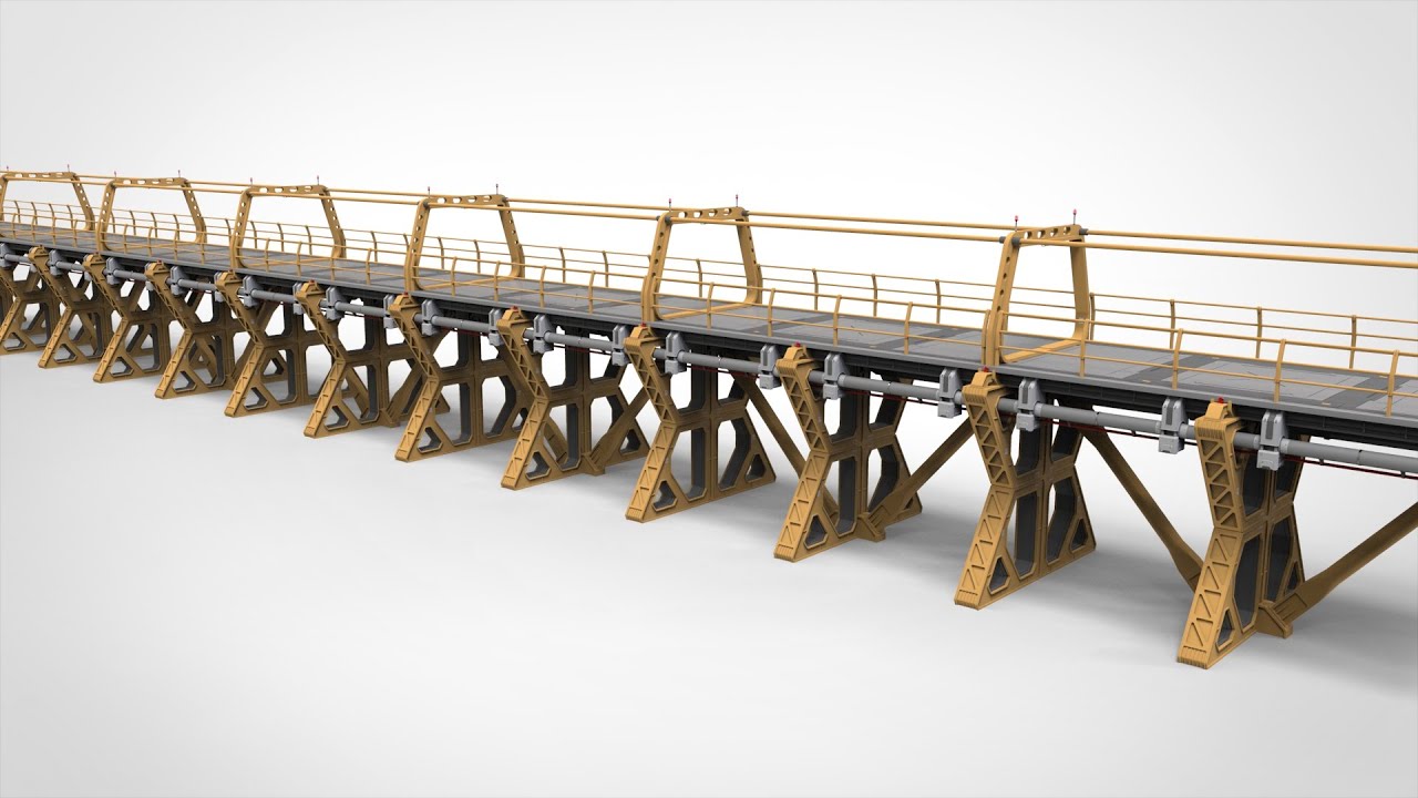 Научно-фантастический мост 4 3D Модель