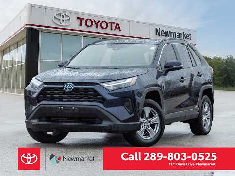 2024 Toyota RAV4 in Blue for sale at Newmarket Toyota in Newmarket, ON
