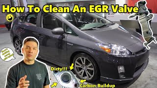 How To Clean An EGR Valve On A 2010 - 2015 Toyota Prius DTC P0401