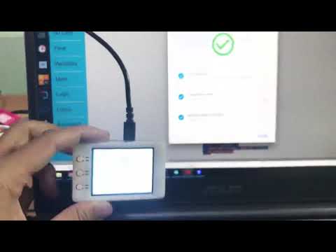 TTGO T-Watcher : Rock man animation sprite using KBIDE.