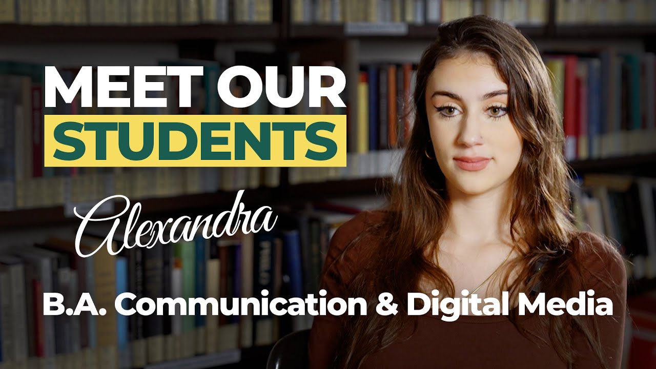 Studying Communications and Digital Media at The American University of Rome - Alexandra's story