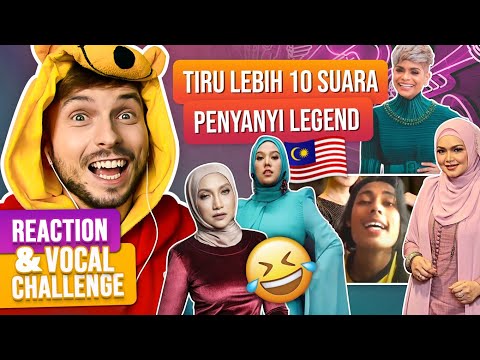 Vocal Coach reaction to Tiru Lebih 10 Suara Penyanyi Legend I Siti Nurhaliza, Ziana Zain and more!