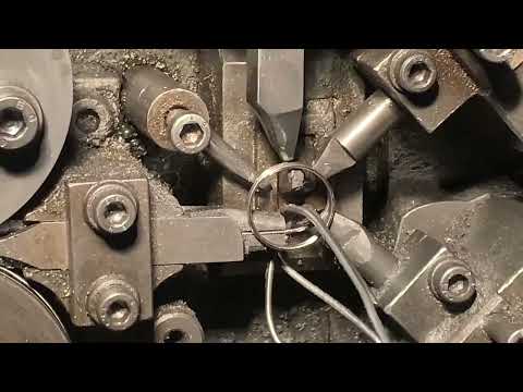 2023  key ring making machine , steel wire circle  forming machine , spring coil machine