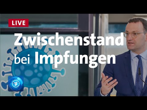 Gesundheitsminister Spahn zum Zwischenstand der Corona-Impfungen