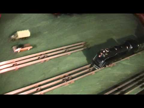 Marx Postwar Loco and Tender with Pullmans