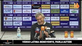 verso latina benevento le parole di mister auteri