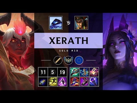 Xerath Mid vs Cassiopeia - EUW Challenger Patch 25.21
