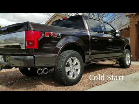 2018 F150 5.0 Magnaflow 12249 cold start, drive by, wot, interior