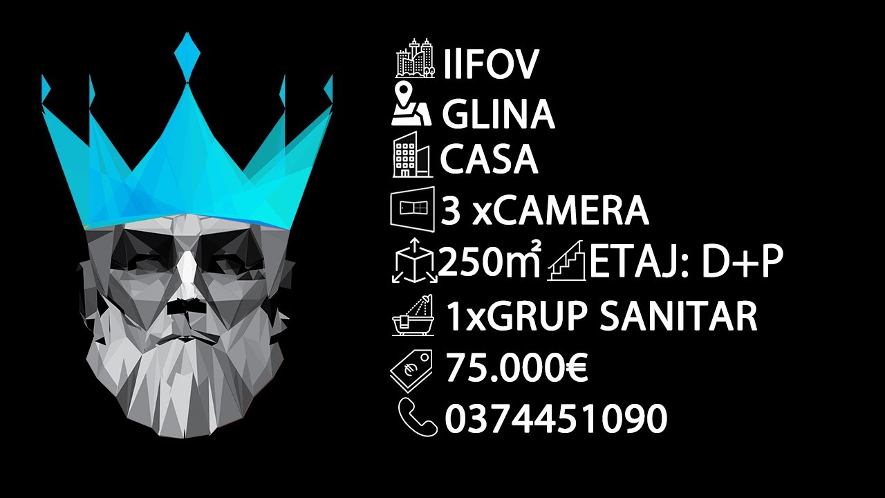 Tur video Casa | Glina | 250 mp teren | Curte | Comision 0% | Constructie 2024