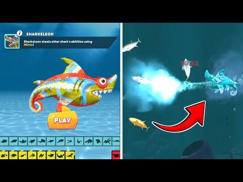 Sharkeleon in Hungry Shark Evolution - New Shark Update - Gameplay Mod Part 91. August 4, 2025