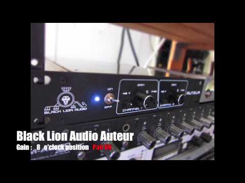 Preamp Comparison Auteur VS Bluetube