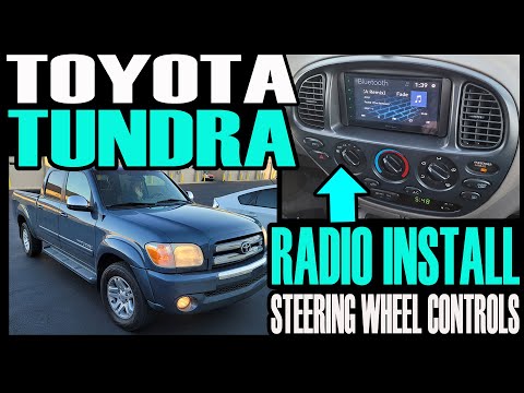 HOW TO INSTALL TOYOTA TUNDRA RADIO WITH STEERING WHEEL CONTROLS AND JBL