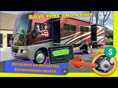 RV how to: Repair or replace your Lippert LCI hydraulic leveling system motor cheap and quick!