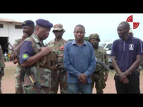 SAMIM force commander Major Gen X  Mankayi  visited FOB, Mozambique