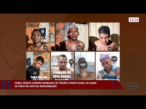 Força Tarefa cumpre mandado de prisão e porte ilegal de armas no Alto da Ressurreição 01 12 2022