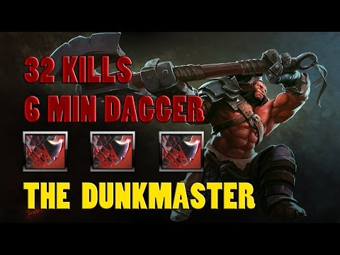 Dota 2 - Miracle- the Dunkmaster plays Axe 32 MIN = 32 KILLS