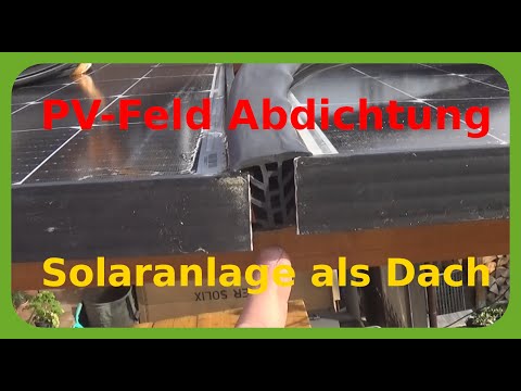 🌧️ Solar panel as roof - waterproofing ☔