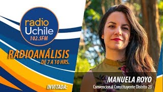 Manuela Royo se refiere a la presencia de Jorge Arancibia en la comisión de DD.HH. de la Convención