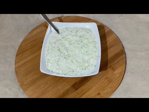 how to make salatat roob (cucumber salad) / طريقة عمل سلطة الروب