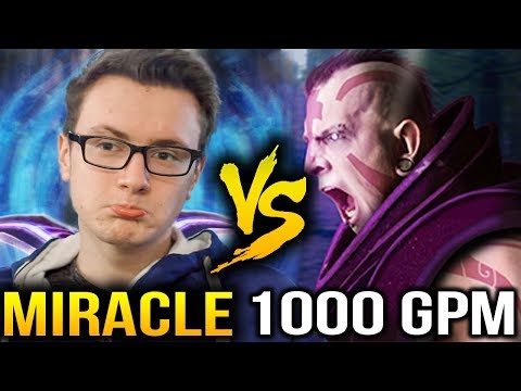 Miracle- Ember Spirit VS 1000GPM Antimage Dota 2 7.07b [Party Game]