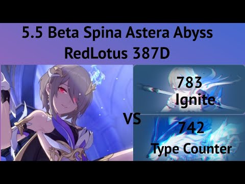 5.5 Beta Spina Astera Red Lotus Abyss Showcase