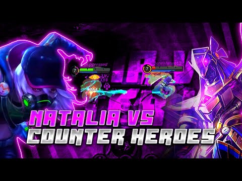 NATALIA VS COUNTER HEROES! THIS IS HOW YOU PLAY NATALIA AGAINST COUNTER HEROES - MLBB
