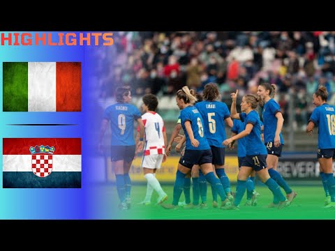 Italy vs Croatia | Women's World Cup Qualifiers | Match Highlights [Italian Commentary]