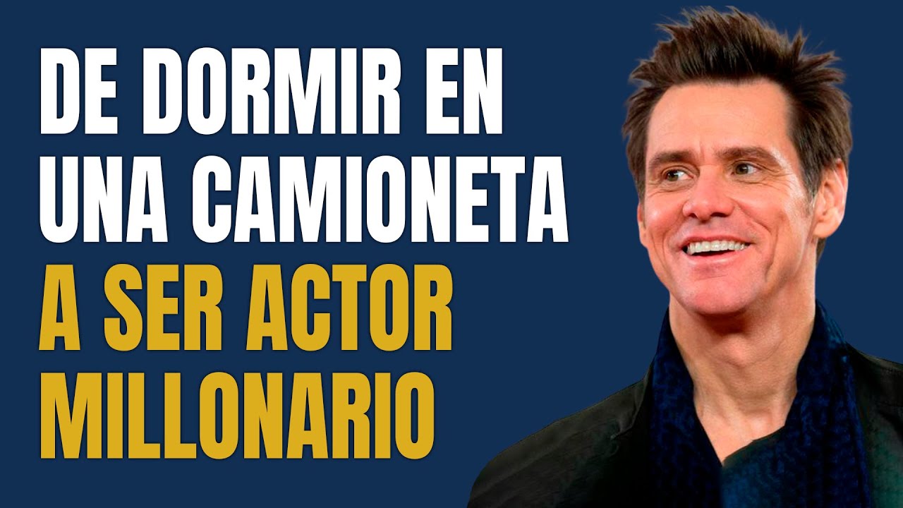 De Dormir En Una Camioneta a Ser Actor Millonario | La Historia de Jim Carrey 💰