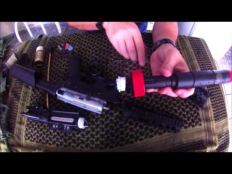M4A1 Como retira o silencer de plátisco da CYMA CM 513