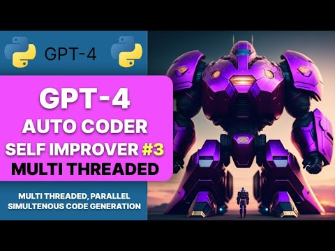 GPT-4 Multi threaded Auto Coder for simultaneous multiple code generation and improvements