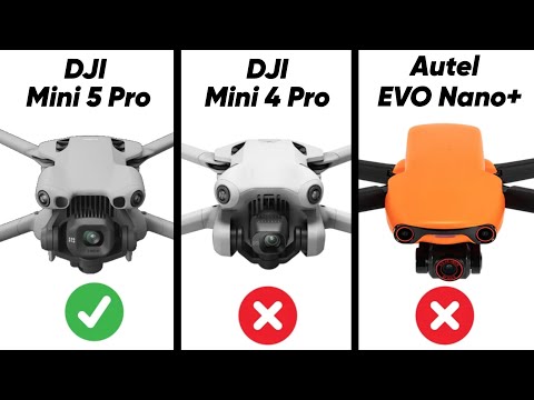 Dji Mini 5 Pro vs. Dji Mini 4 Pro vs. Autel EVO Nano+