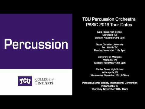 TCU Percussion Orchestra PASIC 2019 preview #4