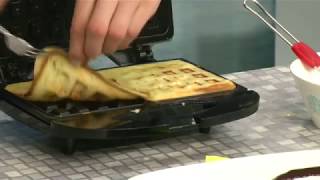 Rosenstein & Söhne Waffeleisen für 2 Belgische Waffeln