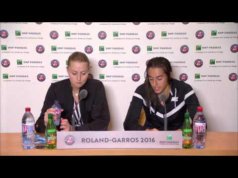 French Open: Garcia & Mladenovic Quarter-final Interview