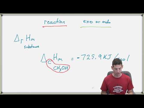Thermo 4-2 Molar Enthalpy & DeltaH Notation