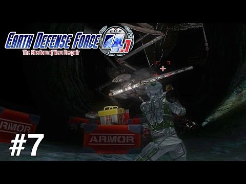 Earth Defense Force 4.1: The Shadow of New Despair (Walkthrough/Gameplay) - Part 7 (Tunnel Nest 2)