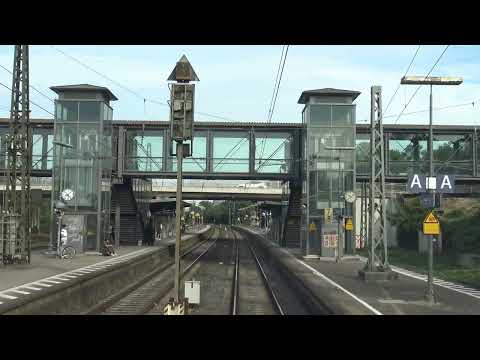 4K Führerstandsmitfahrt Mainz-Bischofsheim - Mainz Hbf - Mainz-Mombach Br 193