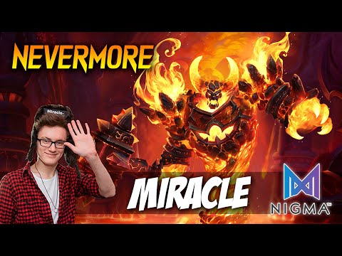 Nigma.Miracle BOSS Nevermore - Dota 2 Pro Gameplay [Watch & Learn]