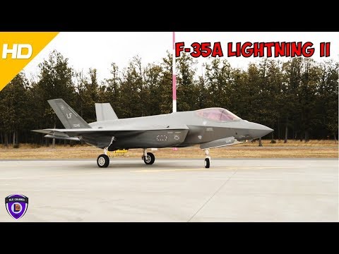 F-35A Lightning II Aircrafts Land in Poland - First Time