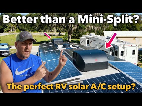 RV SOLAR Air Conditioning UPDATE- Furrion Chill Cube 18k btu on solar! #offgrid #boondocking
