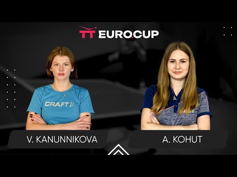 14:45 Vasylysa Kanunnikova - Alina Kohut 29.12.2025 TT Euro.Cup Women Ukraine Star. TABLE 3
