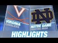 Virginia vs Notre Dame | 2014-15 ACC Mens.