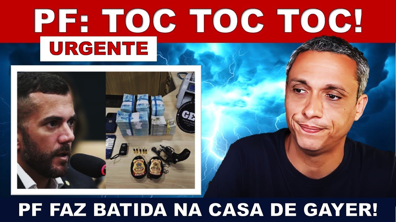 URGENTE! FAZ BATIDA NA CASA DE GUSTAVO GAYER! PF APREENDE CARRO COM 500 MIL DA CAMPANHA DE JORDY!